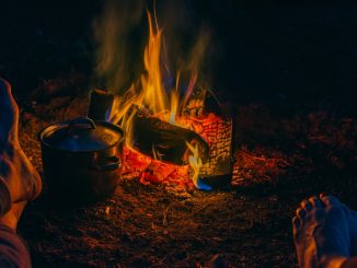 Campingunderhållning illustration