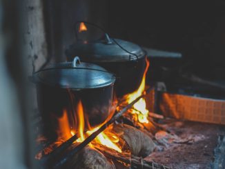 Recept för lättlagad campingsoppa illustration