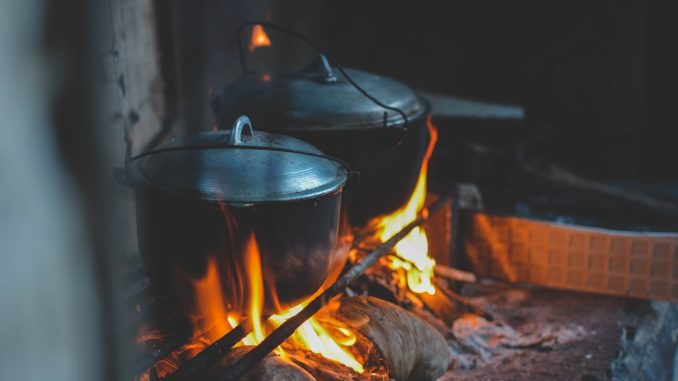 Recept för lättlagad campingsoppa illustration